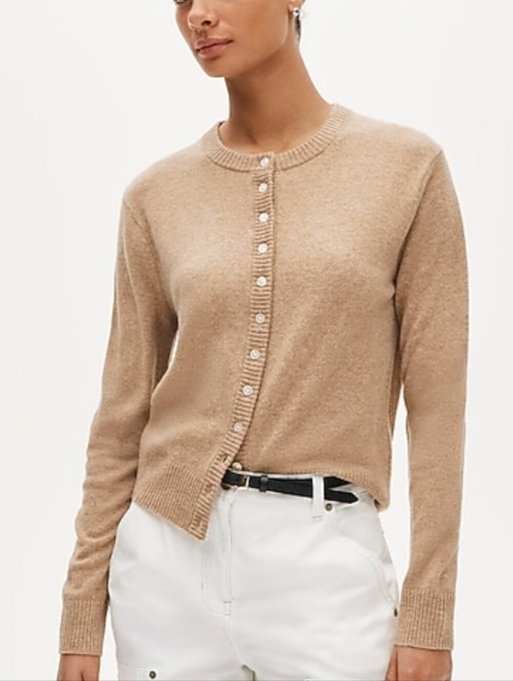 J Crew Perfect cashmere cardigan CP465 Size XXS $178 Retail Beige